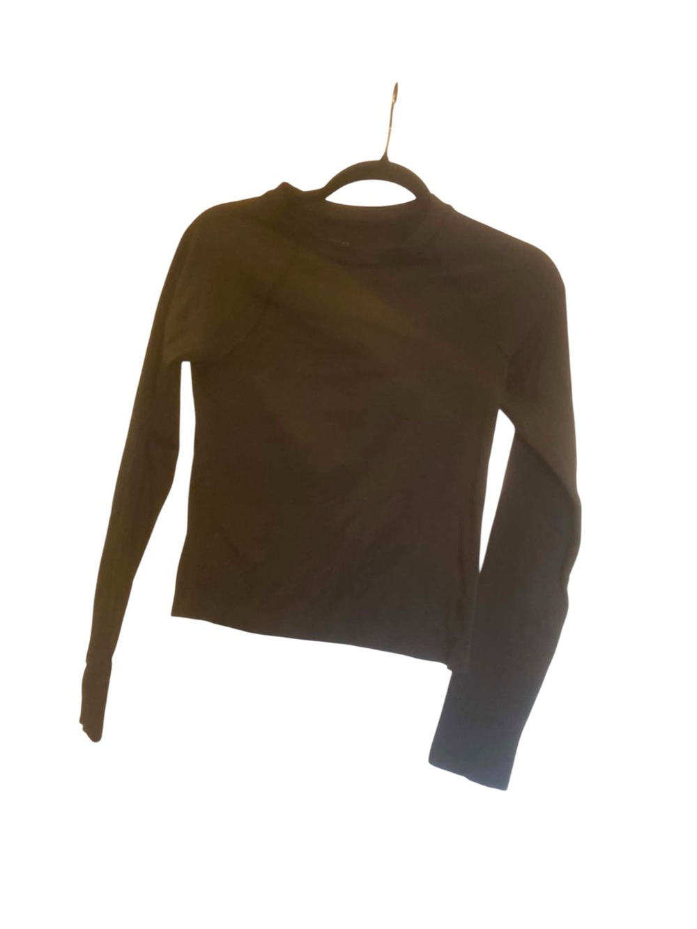 NWT Vuori Long Sleeve Surge Seamless Tee BLACK Size Small